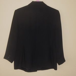 Navy Blue Jacket and Long Skirt for the Evening